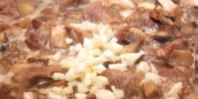 Рецепт паста с индейкой и грибами