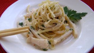 Рецепт Паста с кальмарами в сливочном соусе