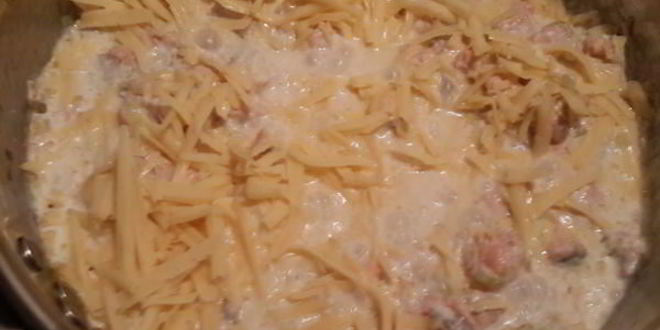 Рецепт паста с красной рыбой в сливочном соусе