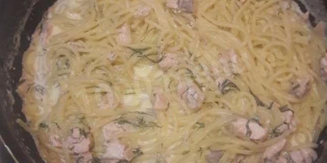 Рецепт паста с красной рыбой