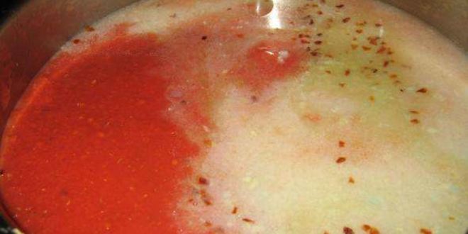 Рецепт паста с красным соусом и мидиями