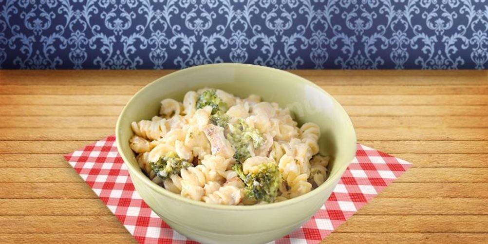 Рецепт спагетти с курицей в сметанном соусе