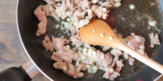 Рецепт пасты с курицея