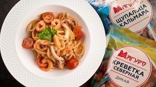 Рецепт Паста с морепродуктами