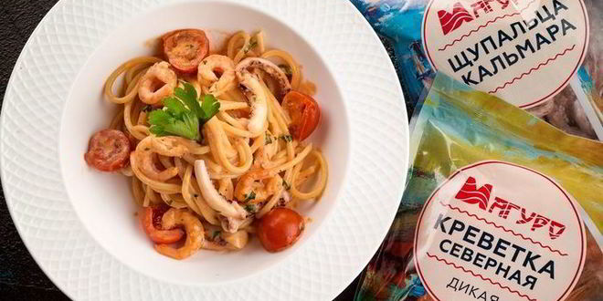 Рецепт паста с морепродуктами