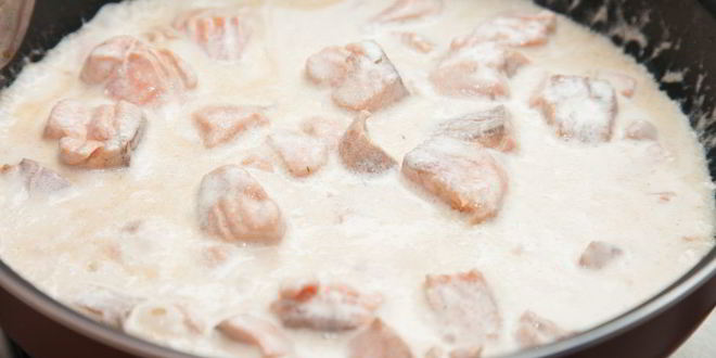 Рецепт паста с семгой в сливочном соусе