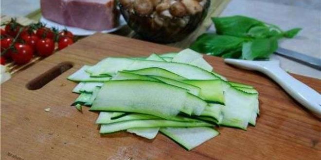 Рецепт паста с шампиньонами и окороком