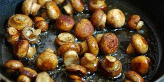 Рецепт паста с шампиньонами и окороком