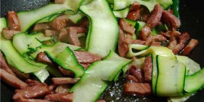 Рецепт паста с шампиньонами и окороком