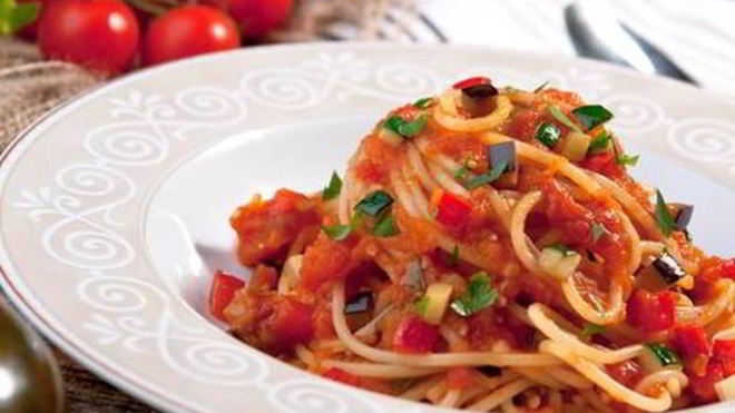 Рецепт Паста с соусом чили