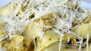 Рецепт Паста с соусом Песто и сыром Пармезан