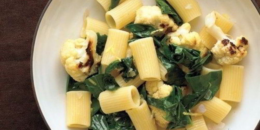 Как приготовить паста с цветной капустой и шпинатом