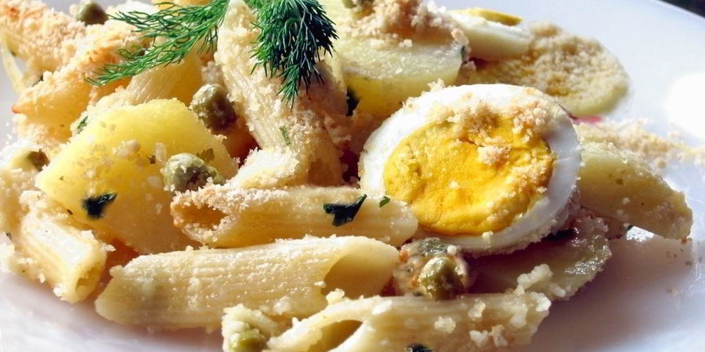 Рецепт паста с фаршем и овощами