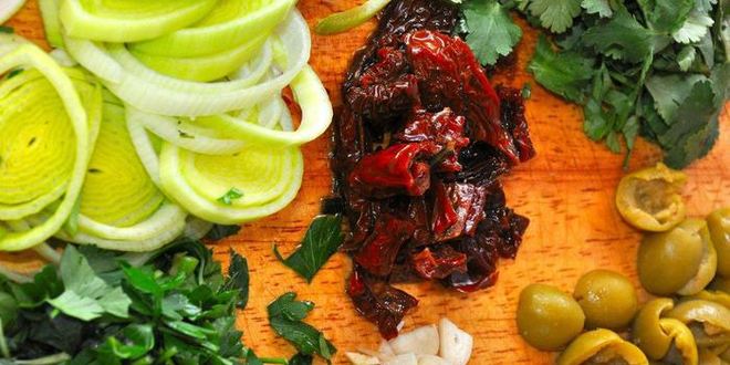 Рецепт пизанская спаржа и оливковые спагетти