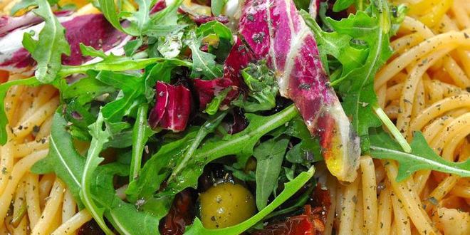 Рецепт пизанская спаржа и оливковые спагетти