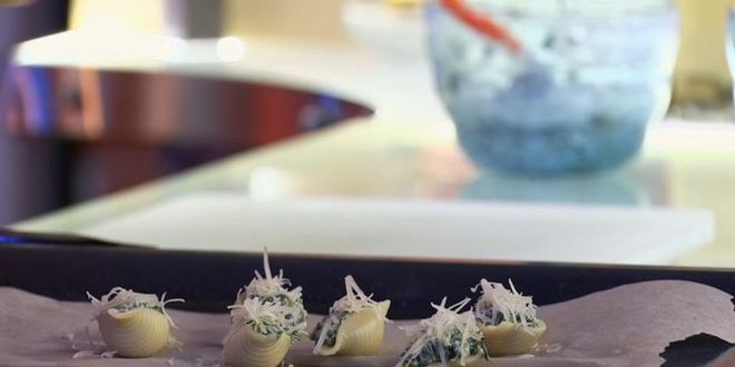 Рецепт ракушки, фаршированные шпинатом