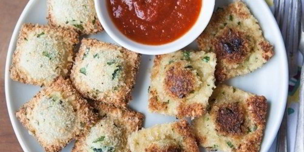 Как приготовить равиоли жареные