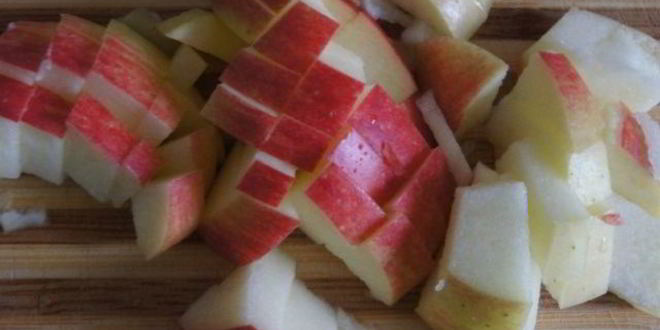 Рецепт сладкие макароны с фруктами