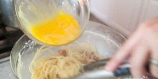 Рецепт спагетти карбонара с беконом