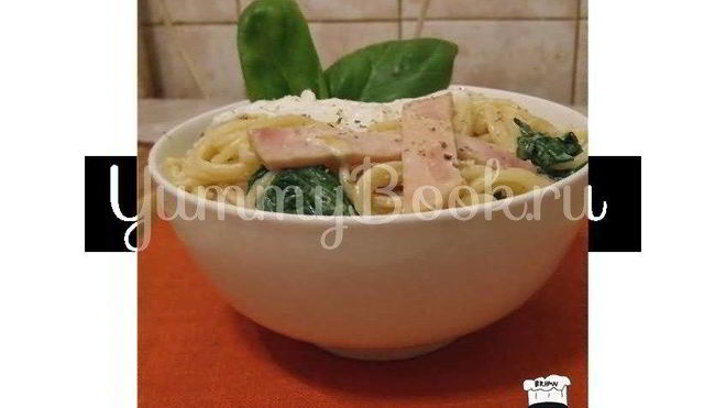 Рецепт Спагетти по-флорентийски с яйцом