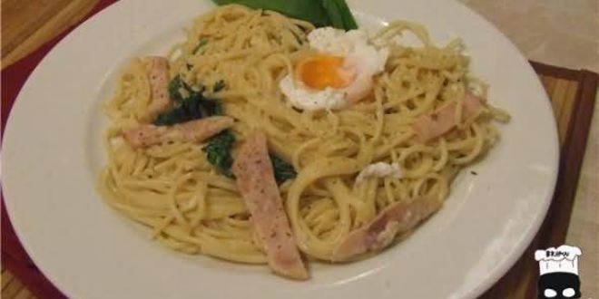 Рецепт спагетти по-флорентийски с яйцом