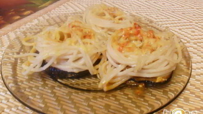 Рецепт Спагетти с баклажанами