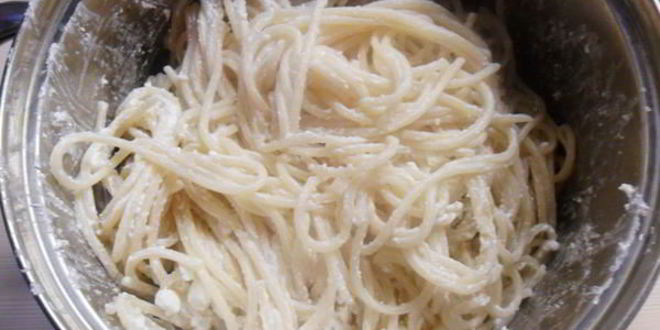 Рецепт спагетти с баклажанами