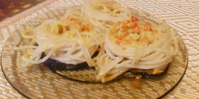 Рецепт спагетти с баклажанами