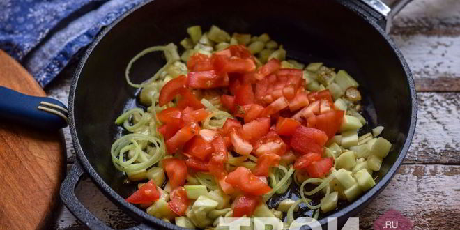 Рецепт спагетти с кабачками