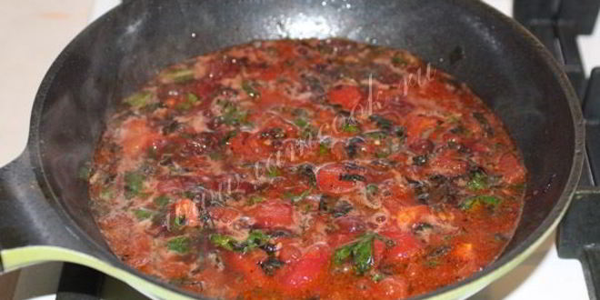 Рецепт спагетти с креветками в сливочном соусе