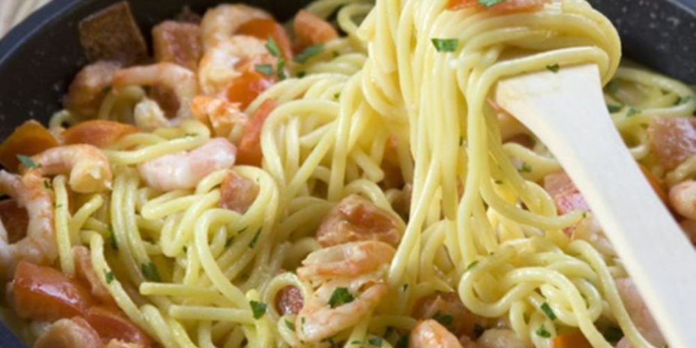 Рецепт спагетти в рыбном соусе