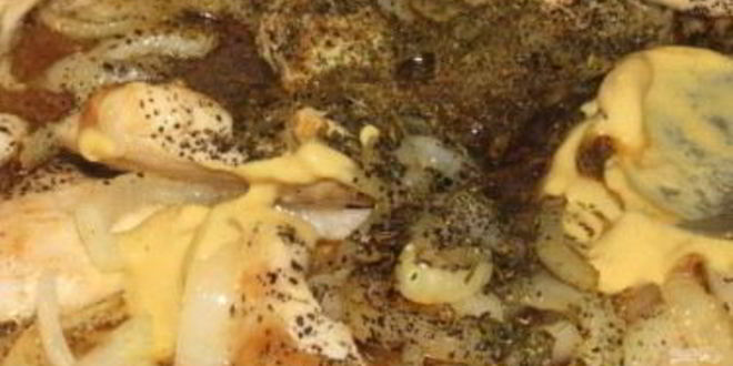 Рецепт спагетти с курицей в сметанном соусе