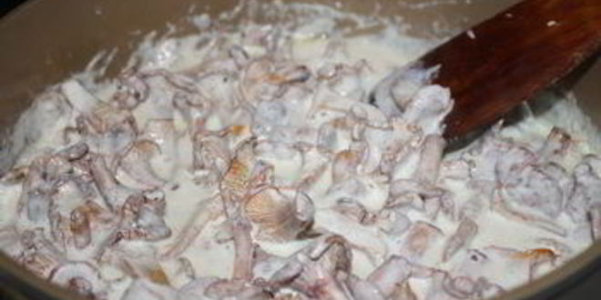 Рецепт спагетти с лисичками в сливочном соусе