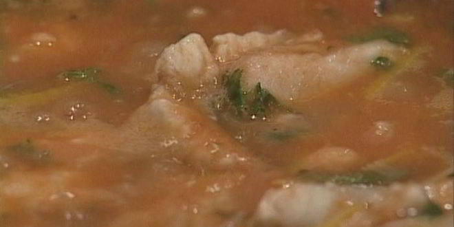 Рецепт спагетти с рыбой