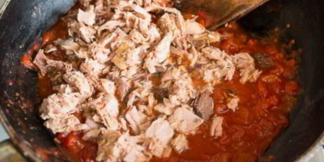 Рецепт спагетти с тунцом и каперсами