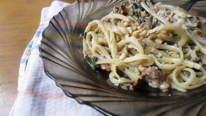 Рецепт Спагетти с тунцом