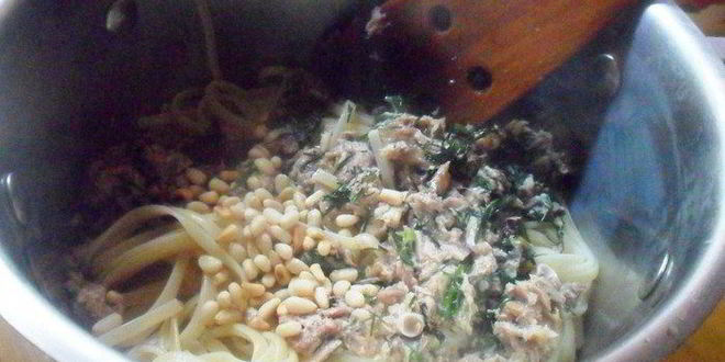 Рецепт спагетти с тунцом