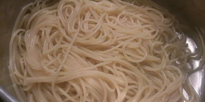 Рецепт спагетти с тыквенным соусом