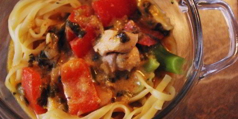 Как приготовить тайская паста с куриным филе