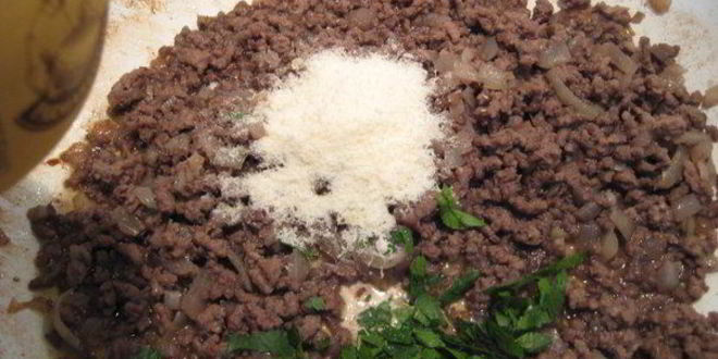 Рецепт запеченные конкильони, фаршированные мясом