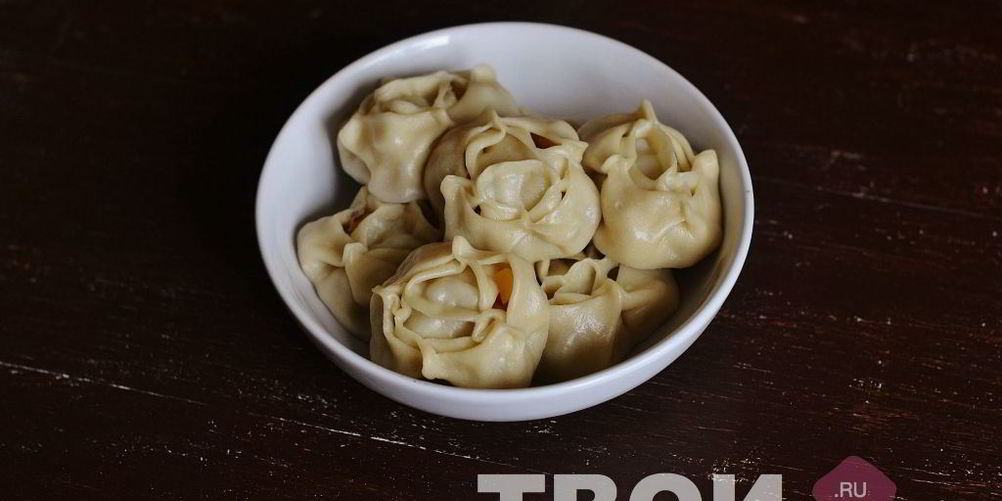 Как приготовить манты с тыквой