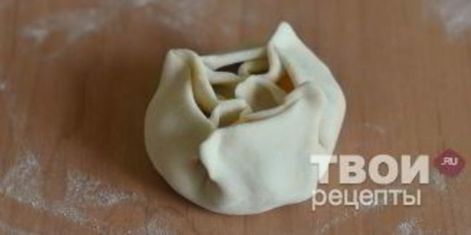 Рецепт манты с тыквой