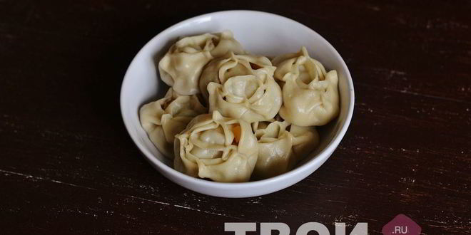 Рецепт манты с тыквой