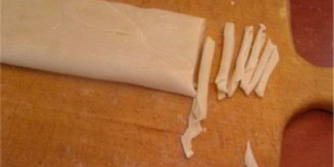 Рецепт молочная лапша