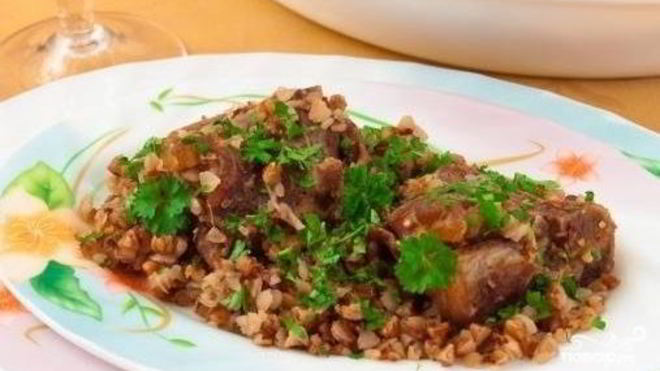 Рецепт Баранина с гречкой