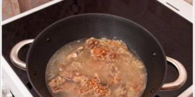 Рецепт баранина с гречкой