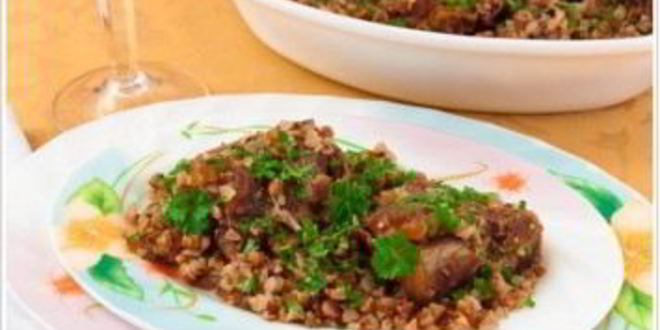Рецепт баранина с гречкой