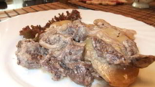 Рецепт Баранина с картофелем в фольге