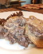 Баранина с картофелем в фольге