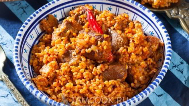 Рецепт Баранина с макаронами